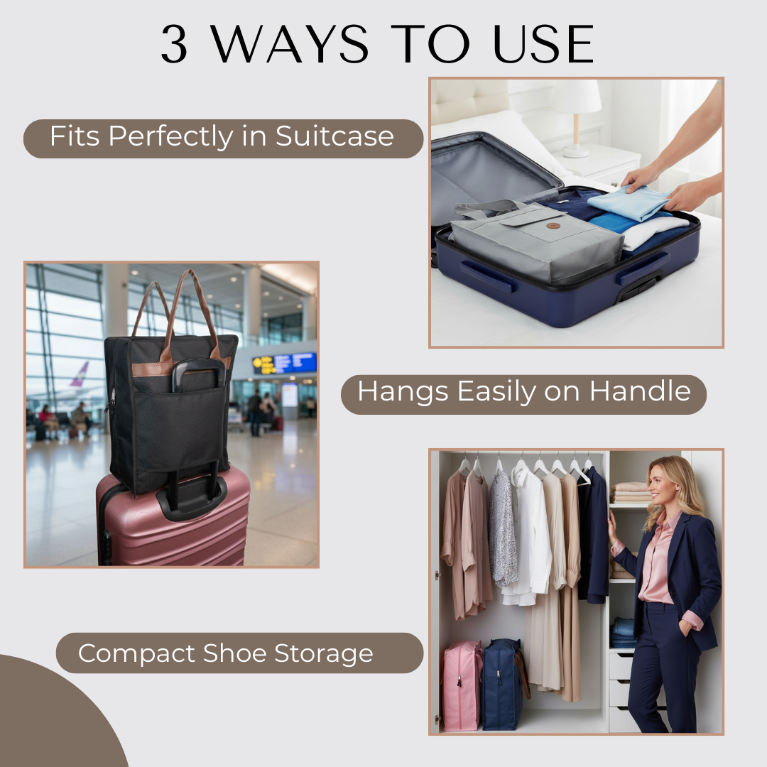 Shoe Packing Travel Organizer & Shoe Storage Bag