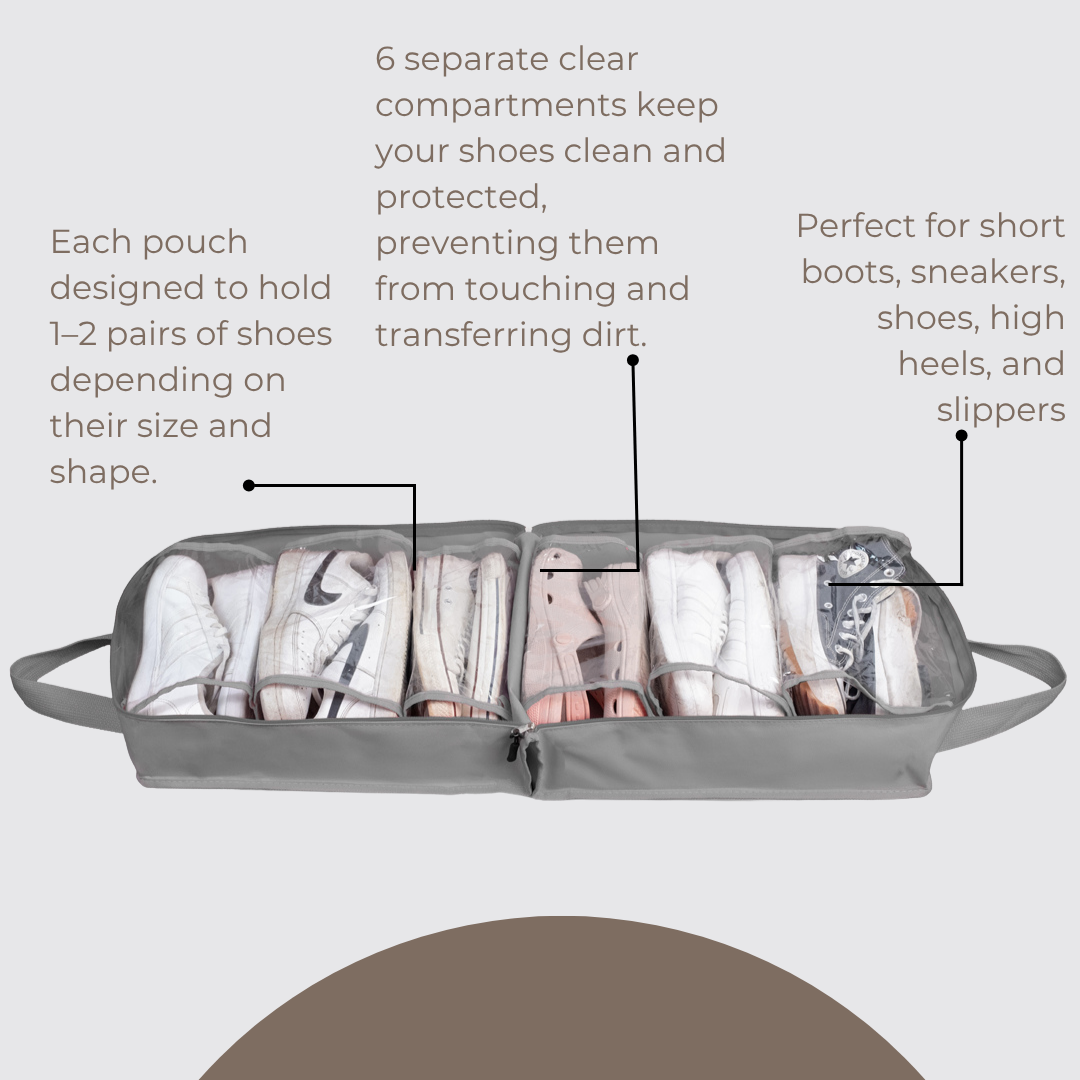 Shoe Packing Travel Organizer & Shoe Storage Bag