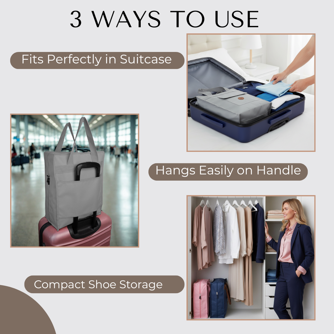 Shoe Packing Travel Organizer & Shoe Storage Bag