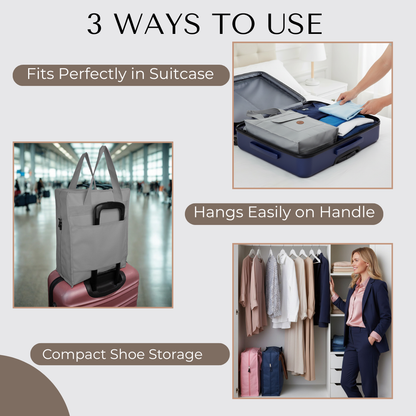 Shoe Packing Travel Organizer & Shoe Storage Bag