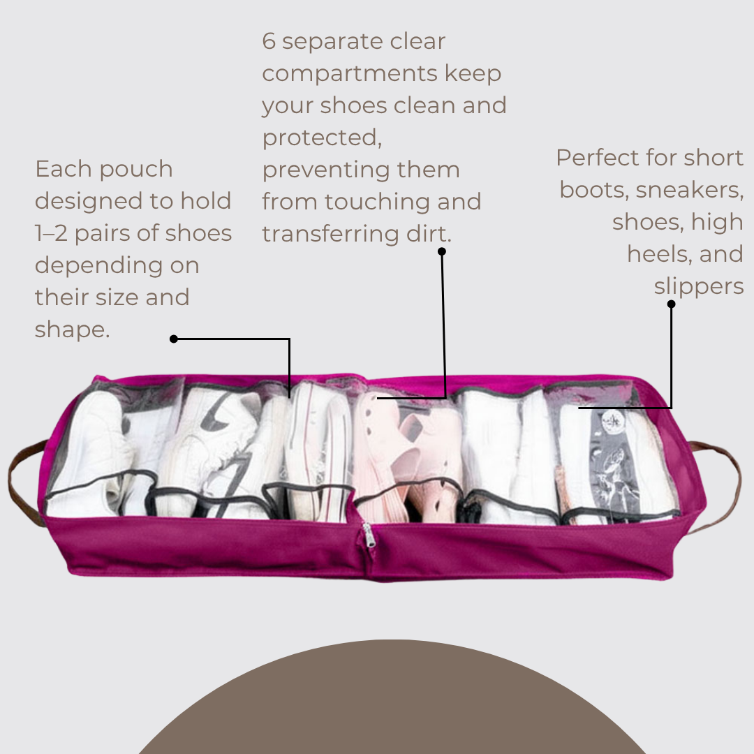 Shoe Packing Travel Organizer & Shoe Storage Bag
