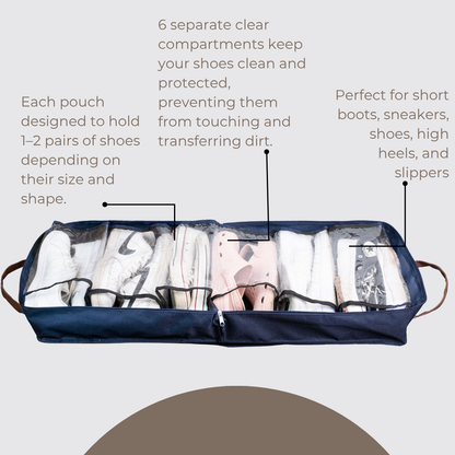 Shoe Packing Travel Organizer & Shoe Storage Bag