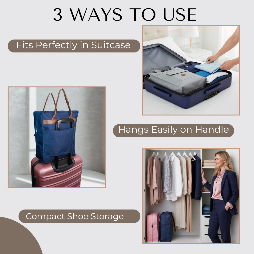 Shoe Packing Travel Organizer & Shoe Storage Bag