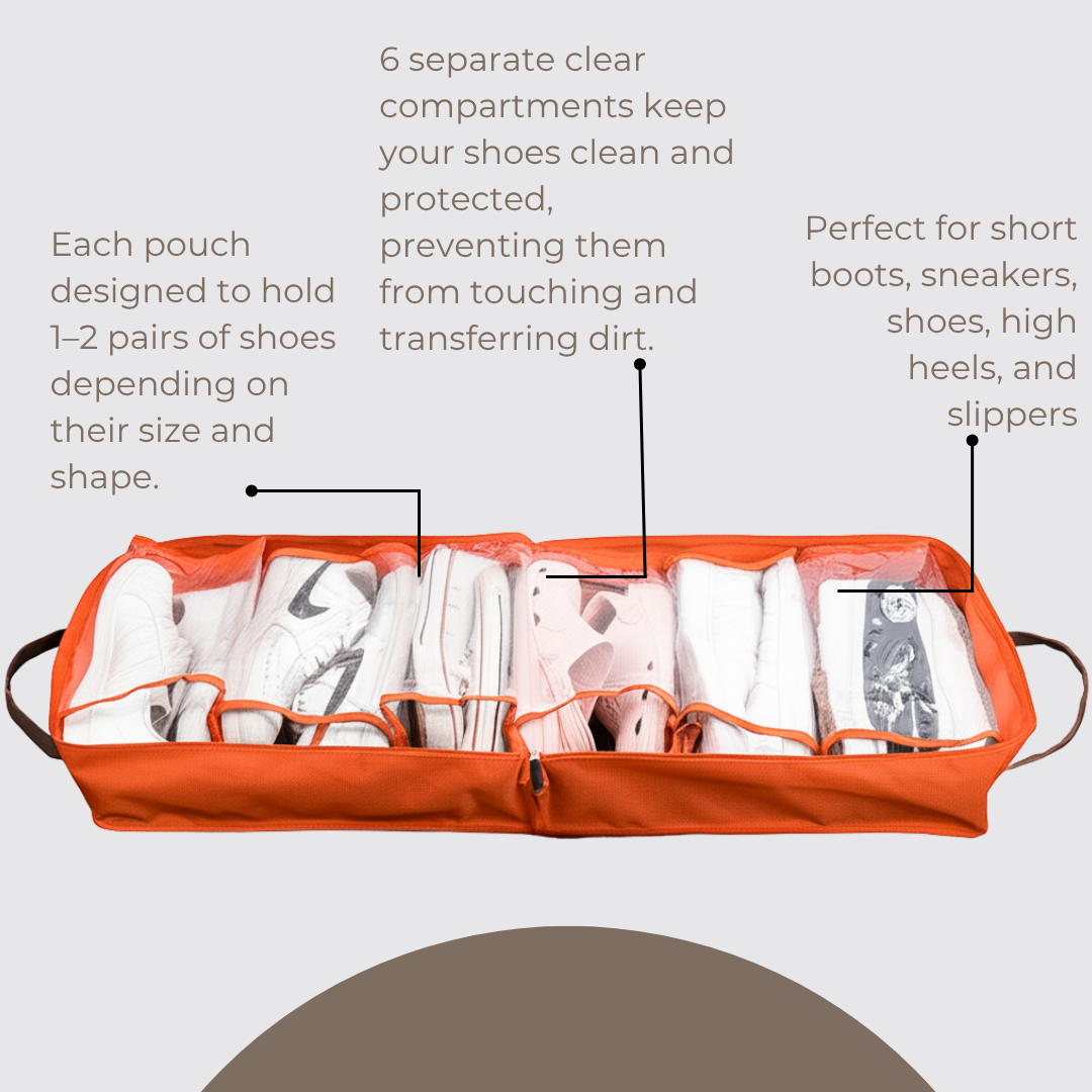 Shoe Packing Travel Organizer & Shoe Storage Bag