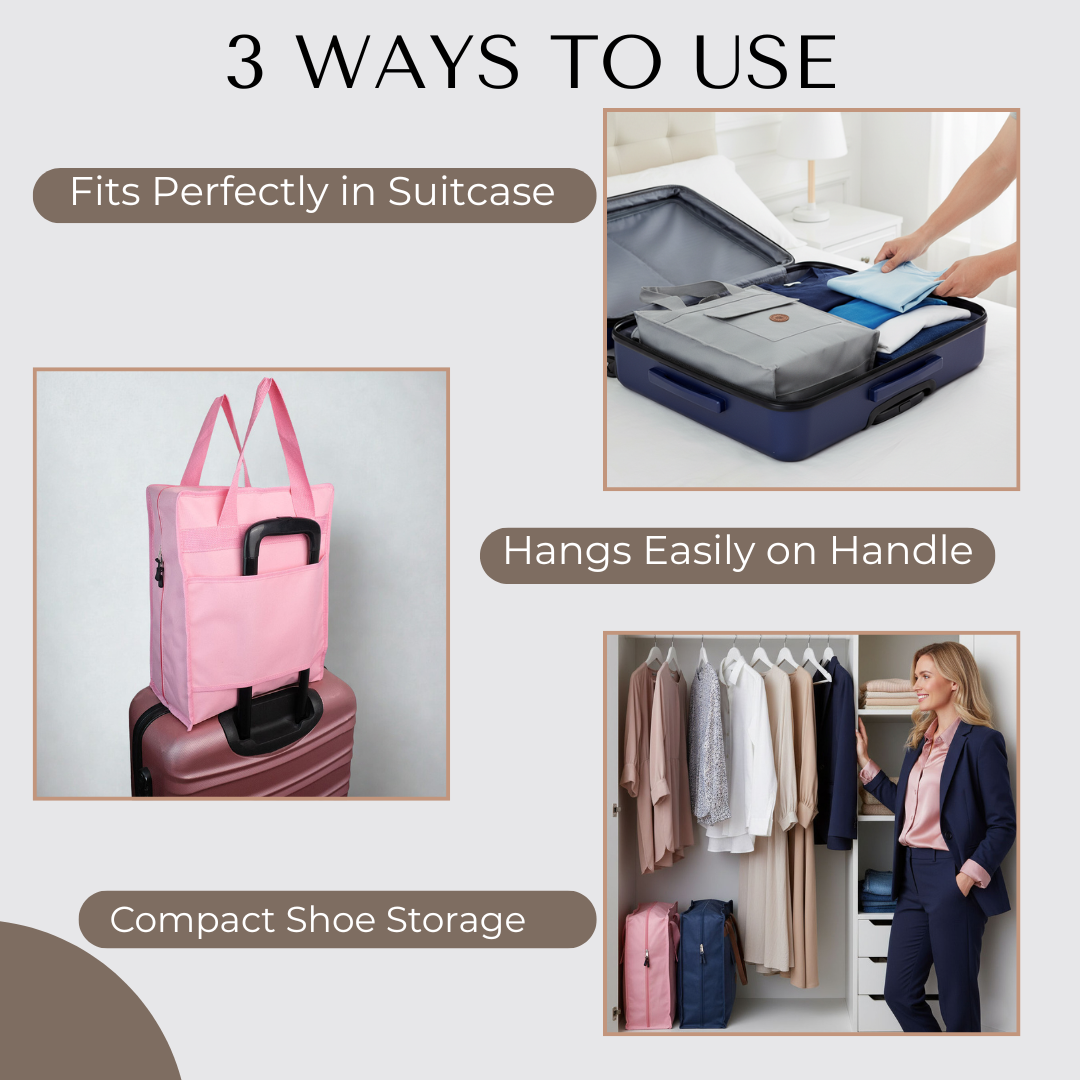 Shoe Packing Travel Organizer & Shoe Storage Bag