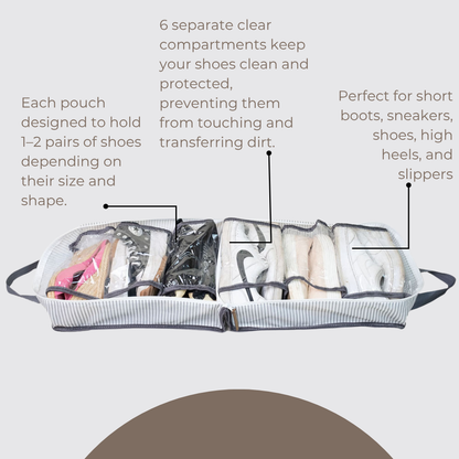 Shoe Packing Travel Organizer & Shoe Storage Bag